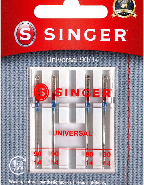 Load image into Gallery viewer, 4723 Universal Regular Point Sewing Machine Needles, Size 90/14, 4-Count
