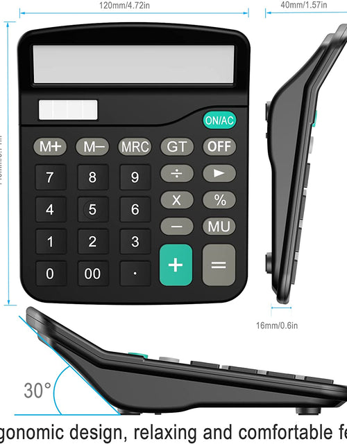 Load image into Gallery viewer, Calculator, Standard Function Desktop Calculator, Black
