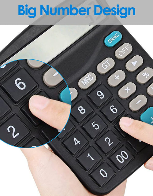 Load image into Gallery viewer, Calculator, Standard Function Desktop Calculator, Black

