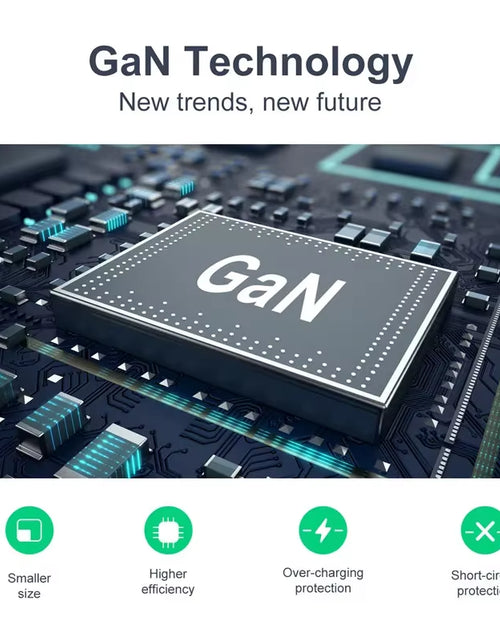 Load image into Gallery viewer, Gan USB Fast Charger Quick Charge 3.0 for Xiaomi 14 13 12 11 10 Ultra Redmi Note 12T 13 Pro Turbo 6A USB Type C Charging Cable
